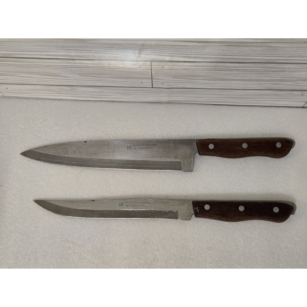 Maxam Vtg 2 Piece Carving Knife Set Precision Hollow Ground Fine Stainless Japan